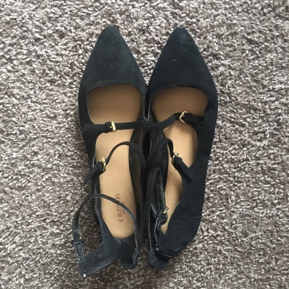 Black flats crown vintage brand - Picture 1 of 3
